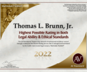 Badge of Thomas L. Brunn, Jr. 2022